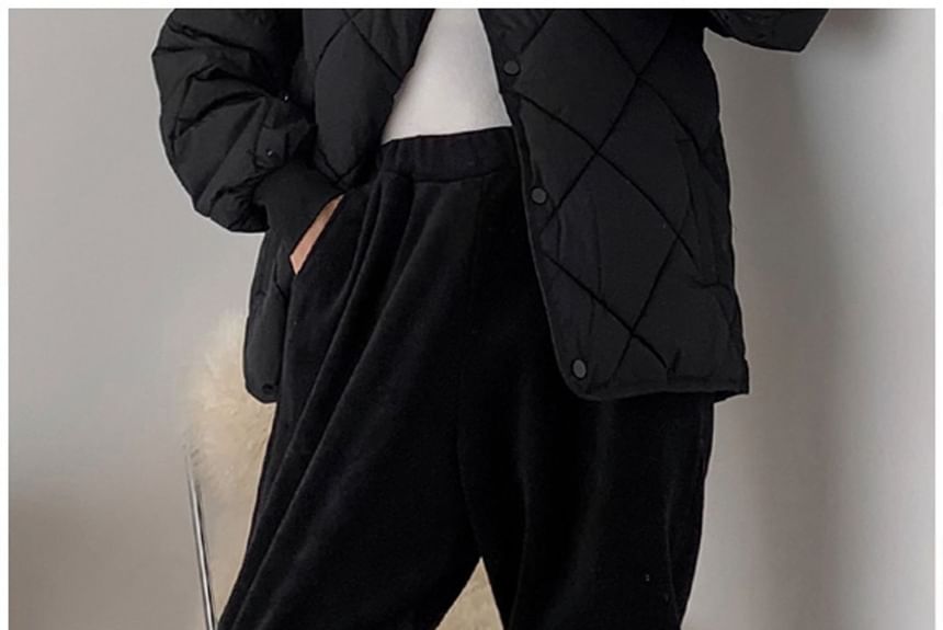 Chubby Girl - Effen joggingbroek met elastische taille