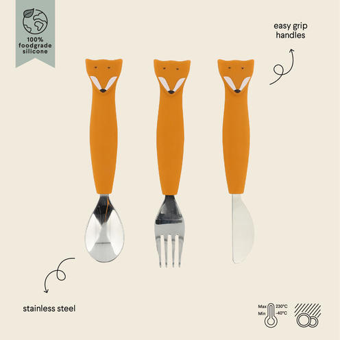 Lot de 3 pièces en silicone - Mr. Fox - TRIXIE