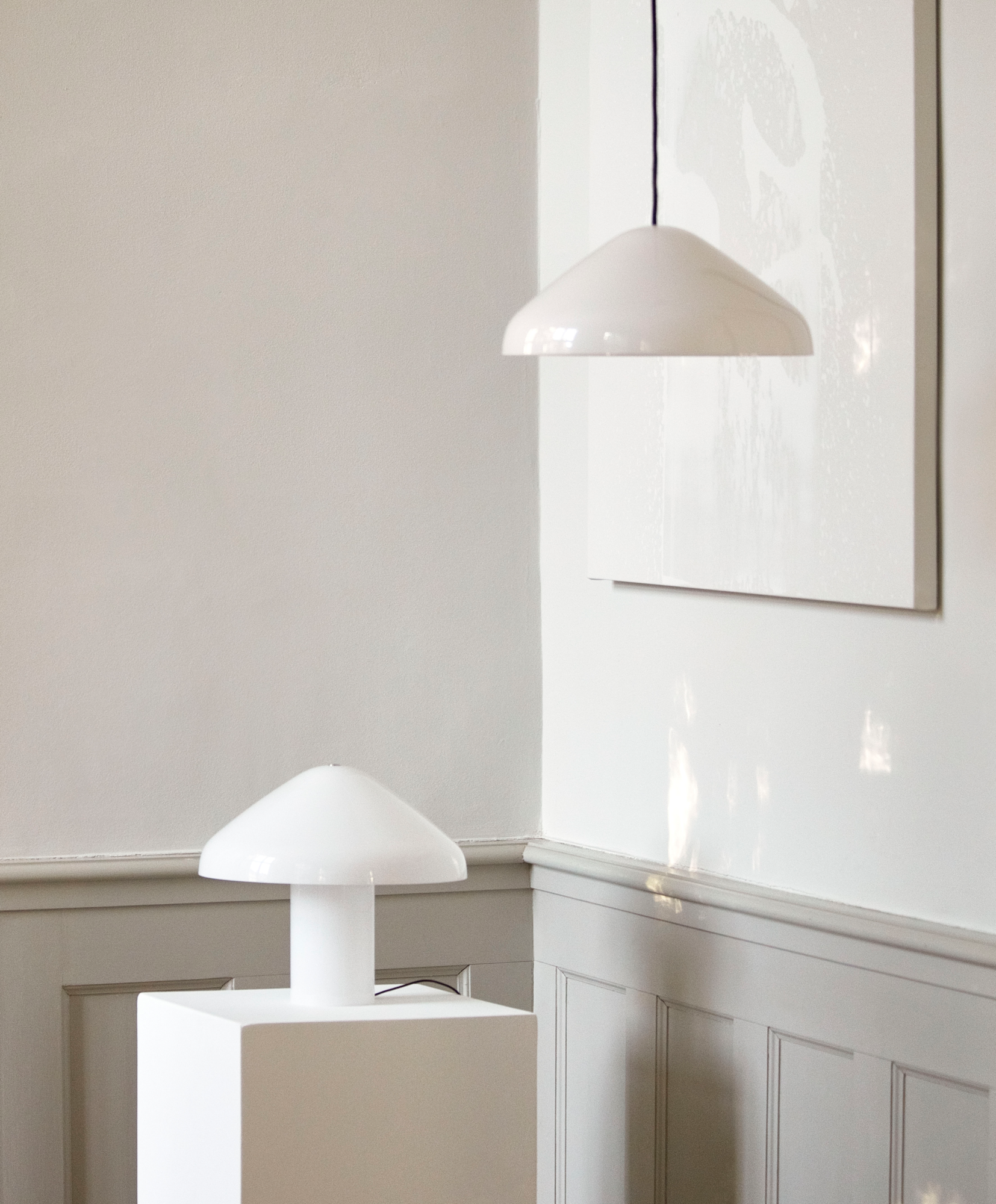 Hanglamp Pao Glass 350 white