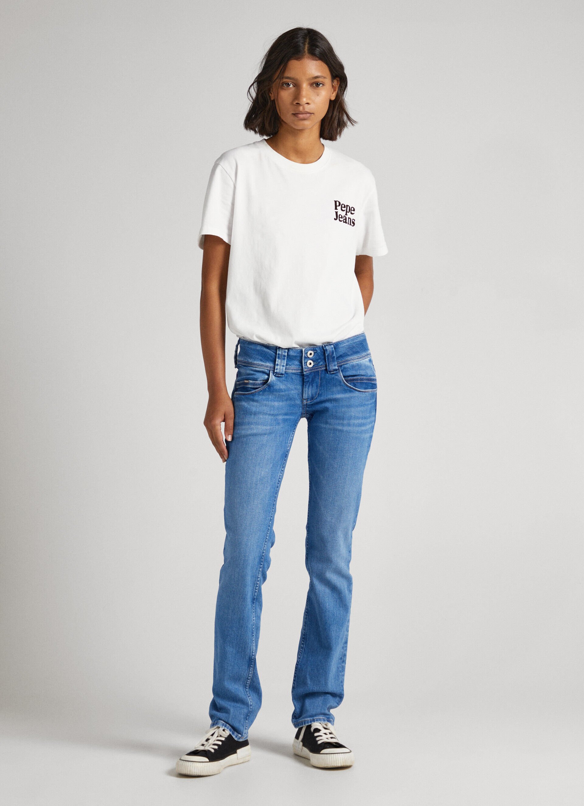 JEANS VENUS FIT REGULAR TIRO BAJO - denim