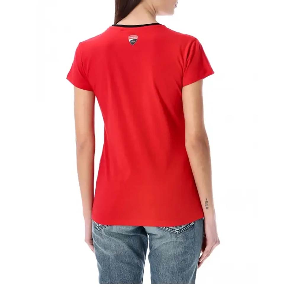 ducati racing - T-shirt femme Corse Rouge / Blanc / Noir