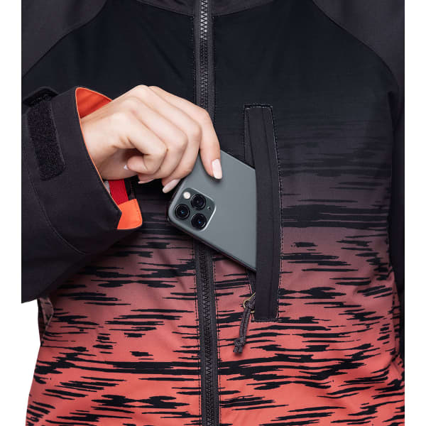 Veste snowboard 686 WMNS DREAM INSULATED JKT BLACK IKAT FADE