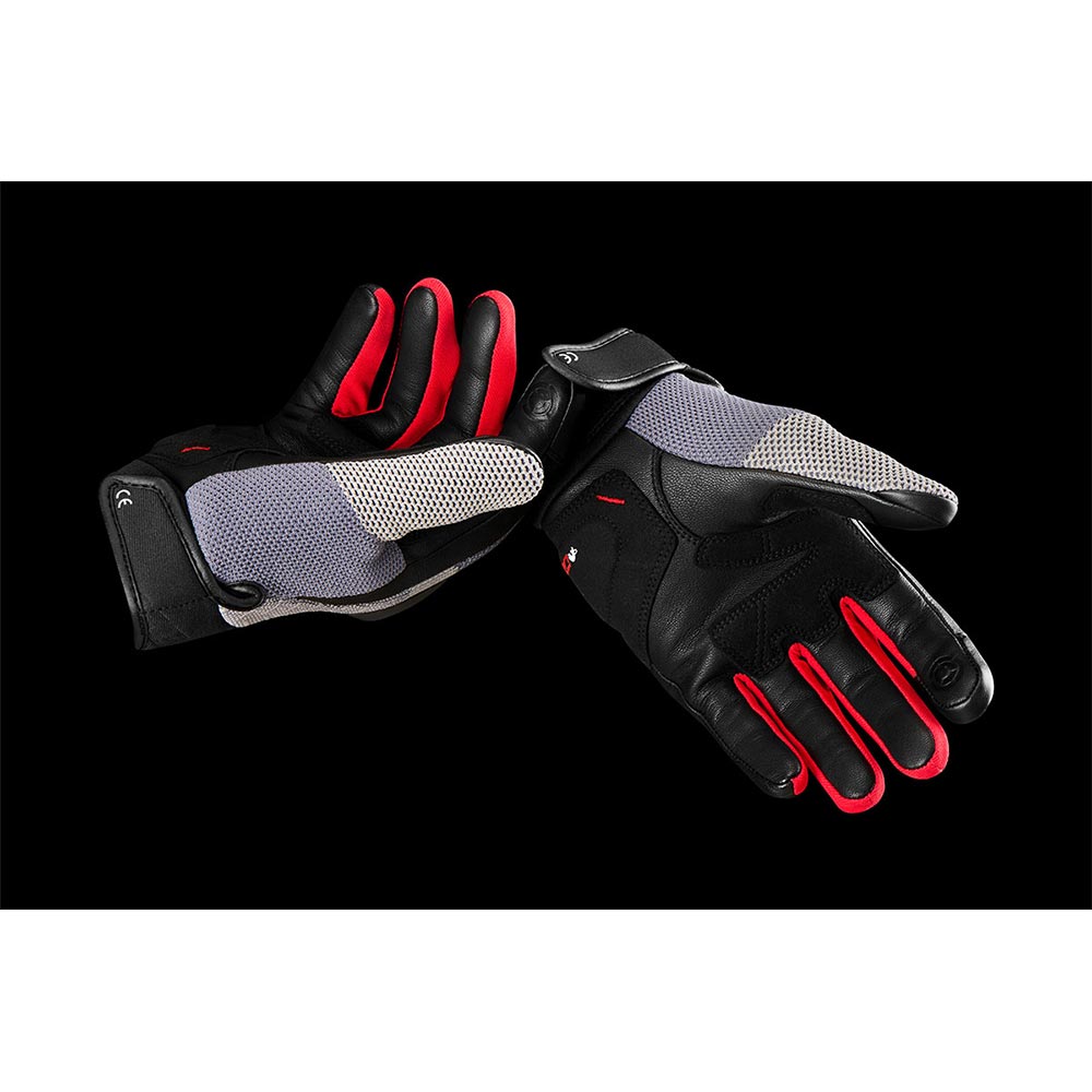 Furygan - Gants Jack Noir / Gris / Rouge
