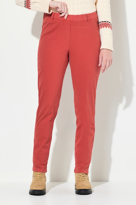 Jeggings, Elastikbund, schmales Bein, Biobaumwolle