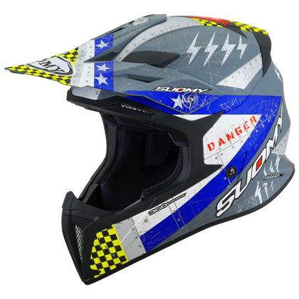 Casque cross Suomy X-WING - JETFIGHTER 2024 - Bleu
