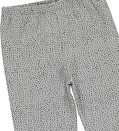 Gro Leggings - Malak - Grey Dawn m. Punkte