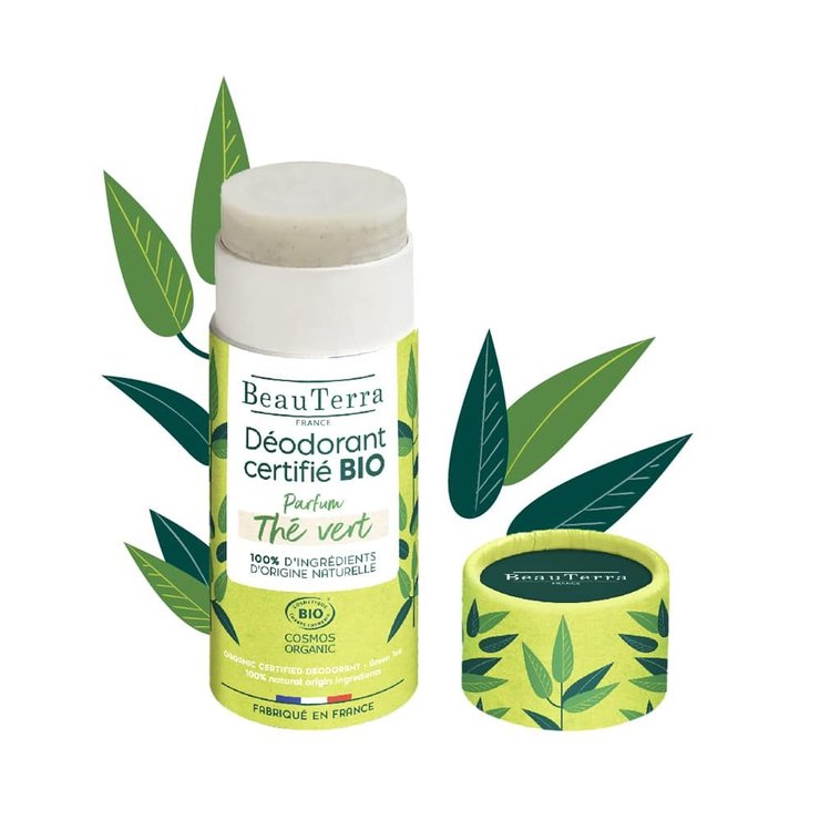 Déodorant Stick Thé Vert Bio 50g Beauterra
