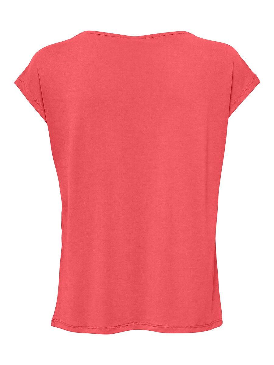 SOMENTE<br>Camiseta de manga curta com decote em V