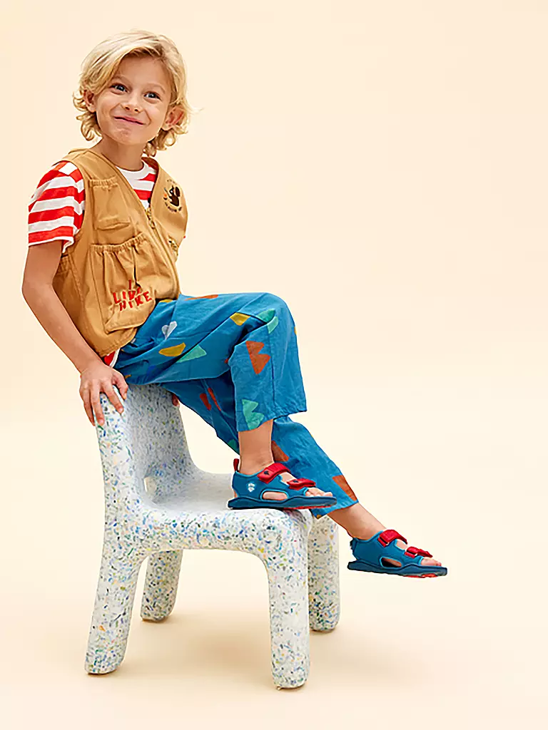 AFFENZAHN Kinder Sandalen AIRY Hai blau