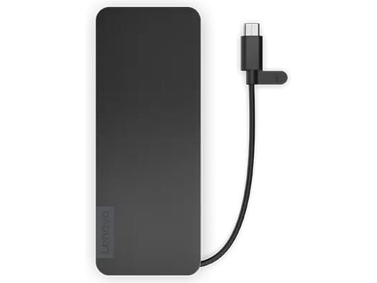 Lenovo Dockingstation USB-C Slim Reisedock Kompakte Docking-Lösung für modernes Arbeiten