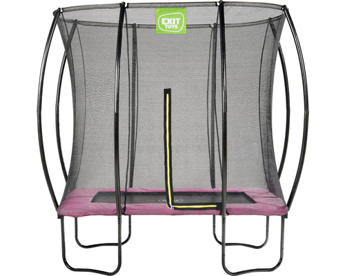 EXIT Silhouette Trampoline met Veiligheidsnet 254 x 153 cm Roze