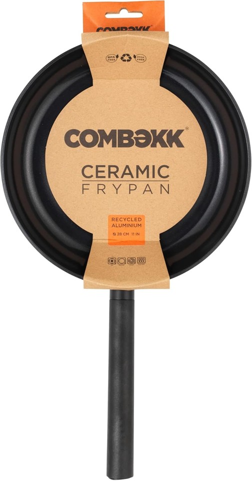 Combekk - Stegepande 28 cm Genanvendt støbt aluminium model Y