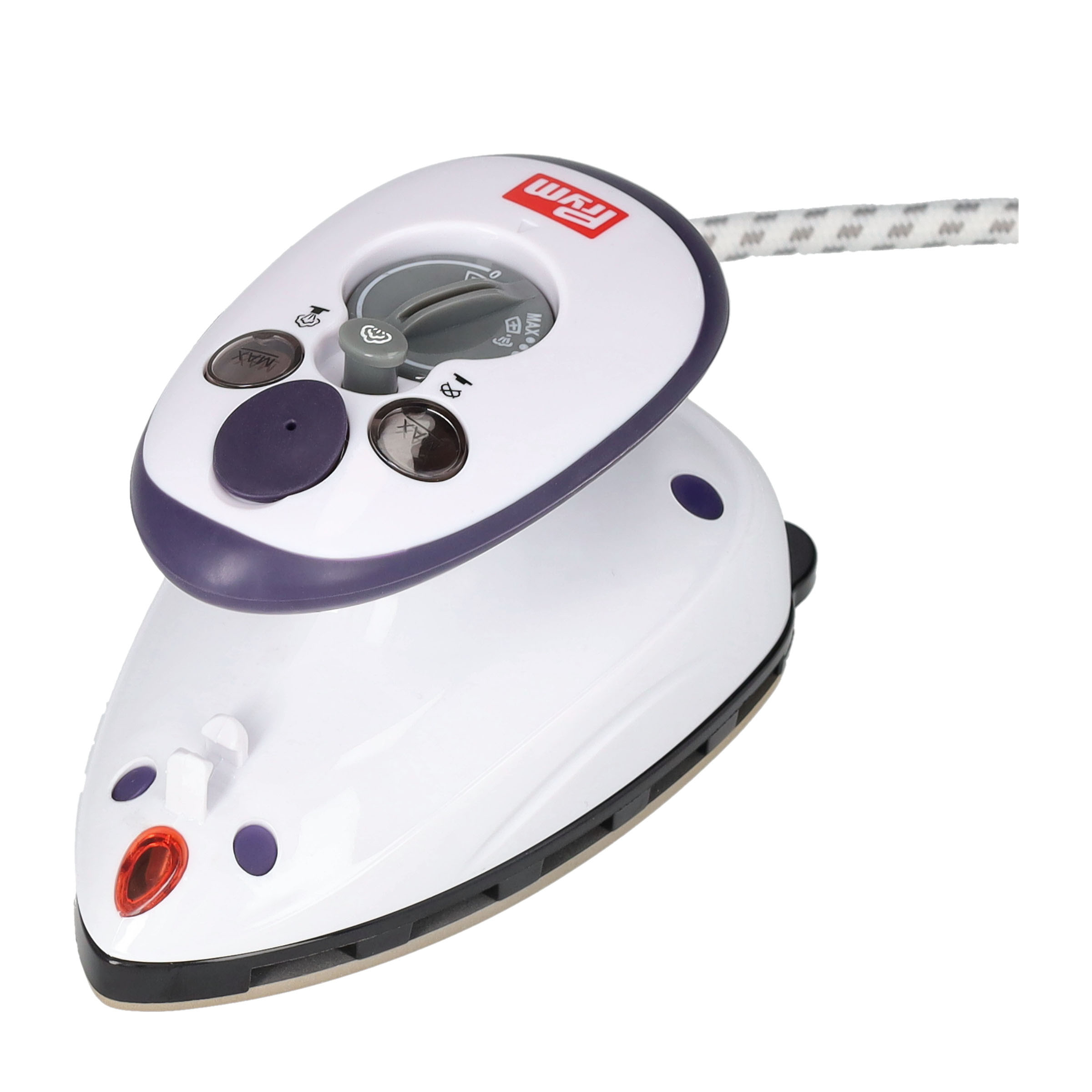 Mini Dampfbügeleisen Tragbarer Dampfglätter Steamer Glätteisen (611920) - Weiss / Schwarz