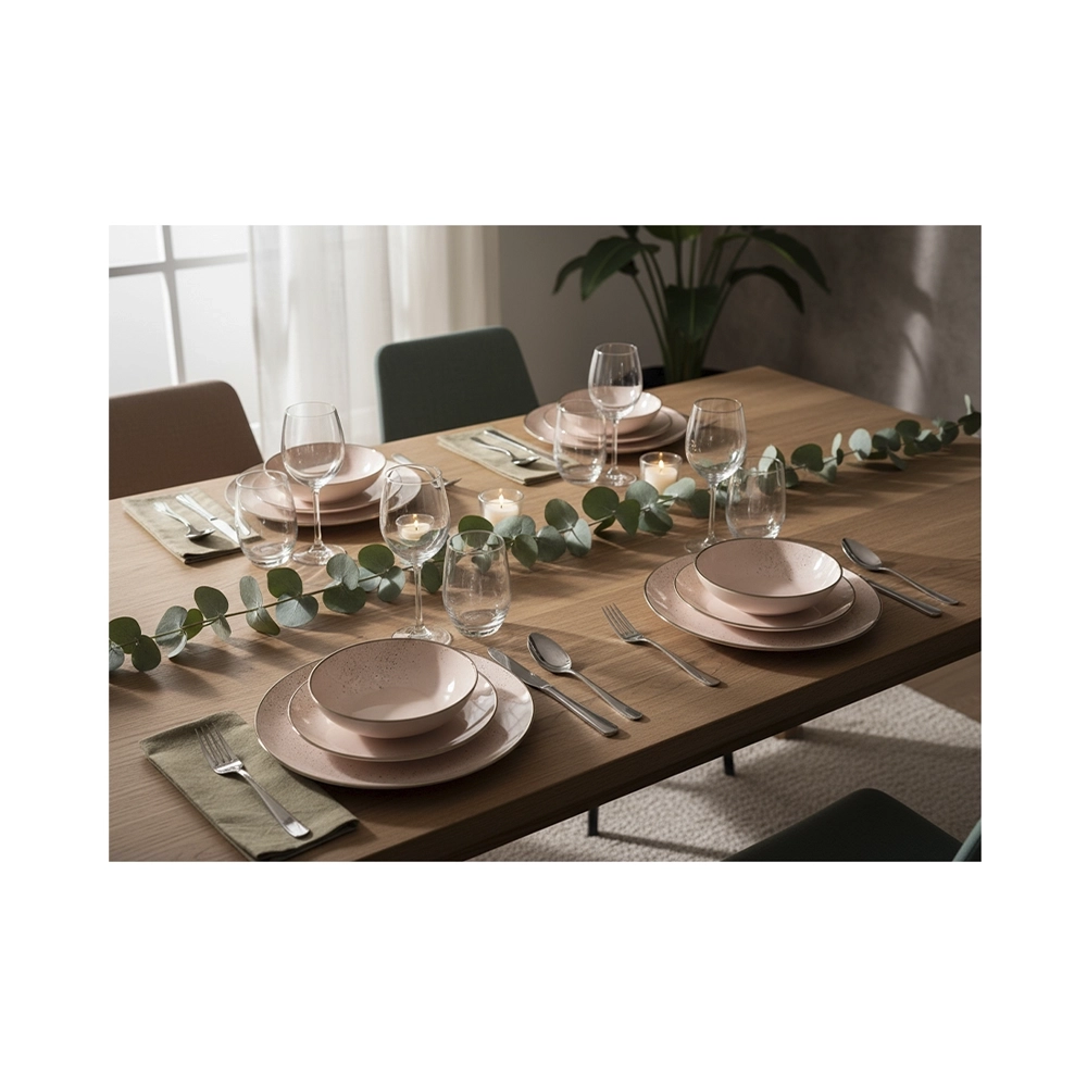 Tavola Geschirrset Lucca 18-teilig pink