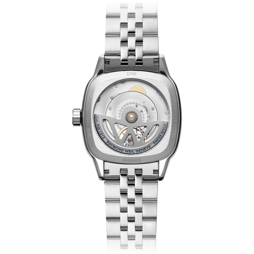 Raymond Weil Freelancer Square Open Heart Automatik Blau