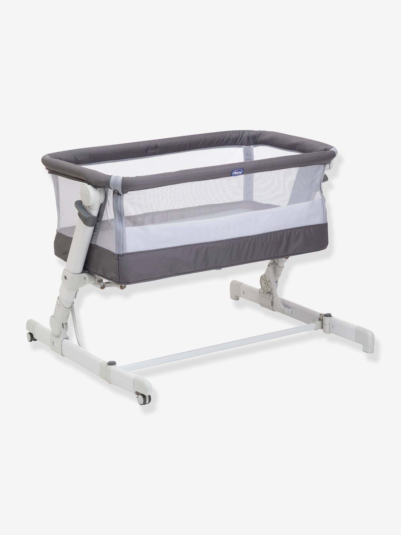 Berço portátil Chicco Next2me para dormir junto à cama, cinza escuro