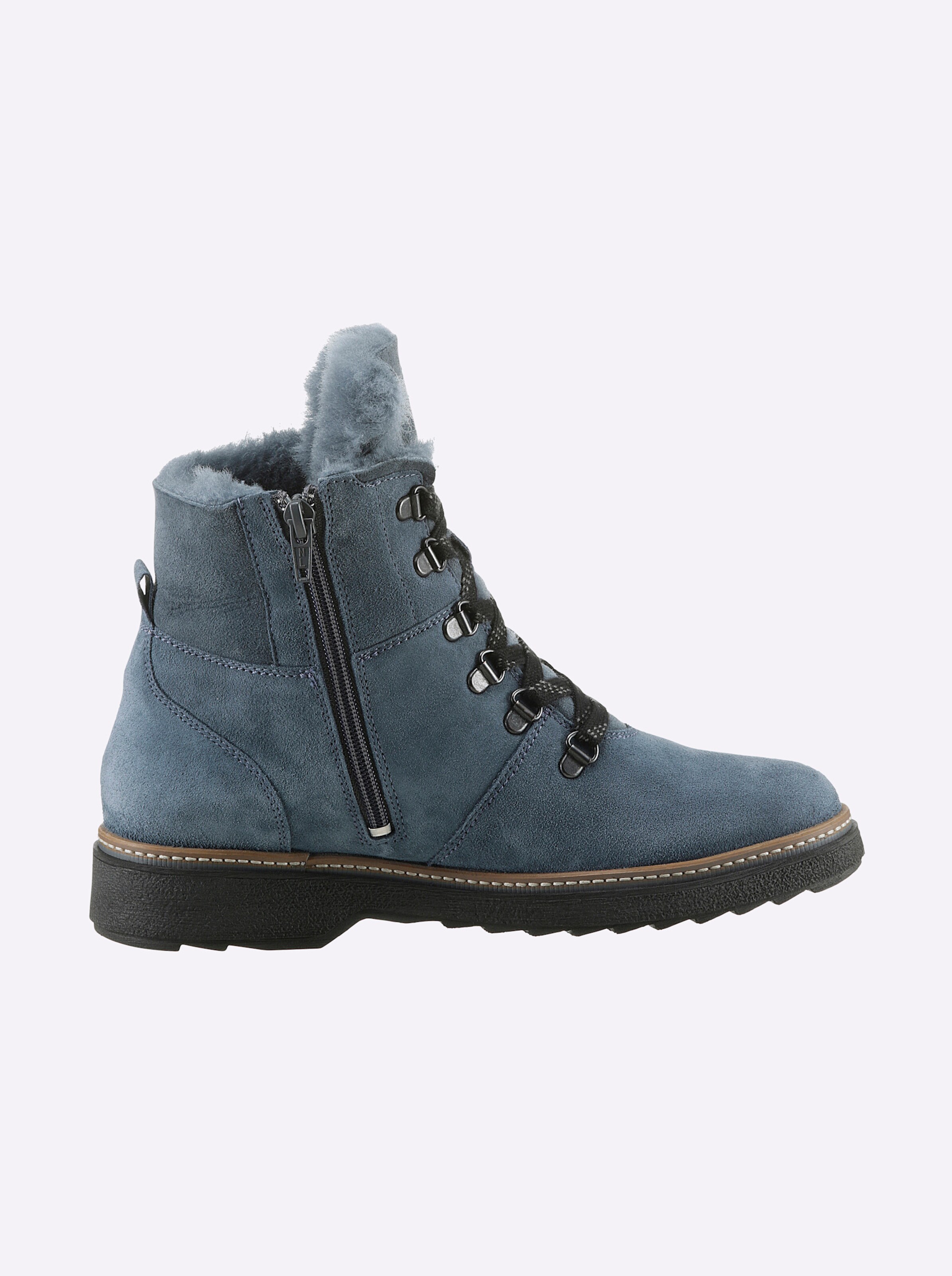 Waldläufer Stiefelette in hellblau