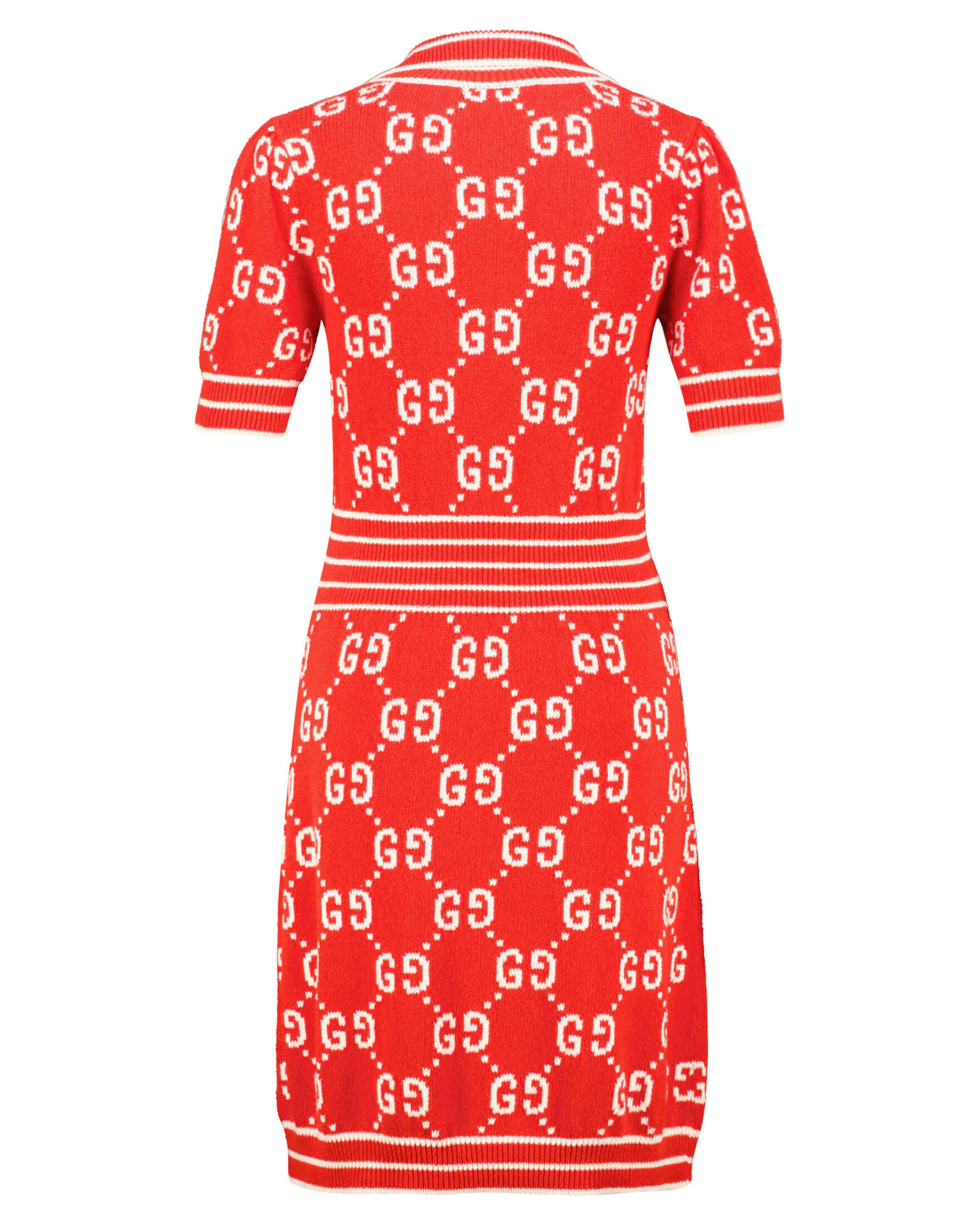 Gucci| Damen Polokleid aus Baumwolljacquard