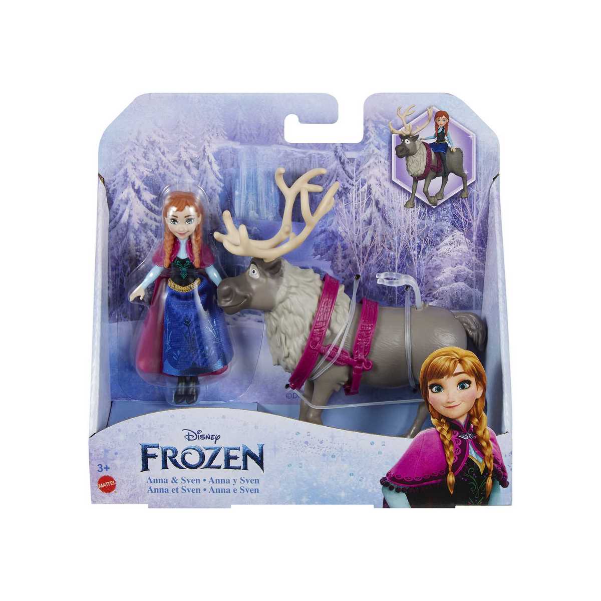 Mini Poupée Anna et Sven - La Reine des Neiges