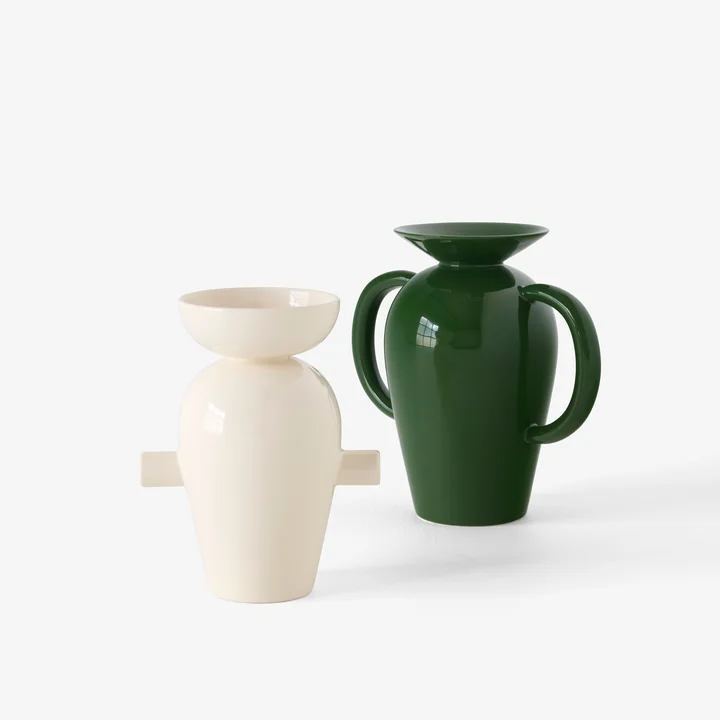 &Tradition - Momento JH40 Vase, H 27 cm, cream