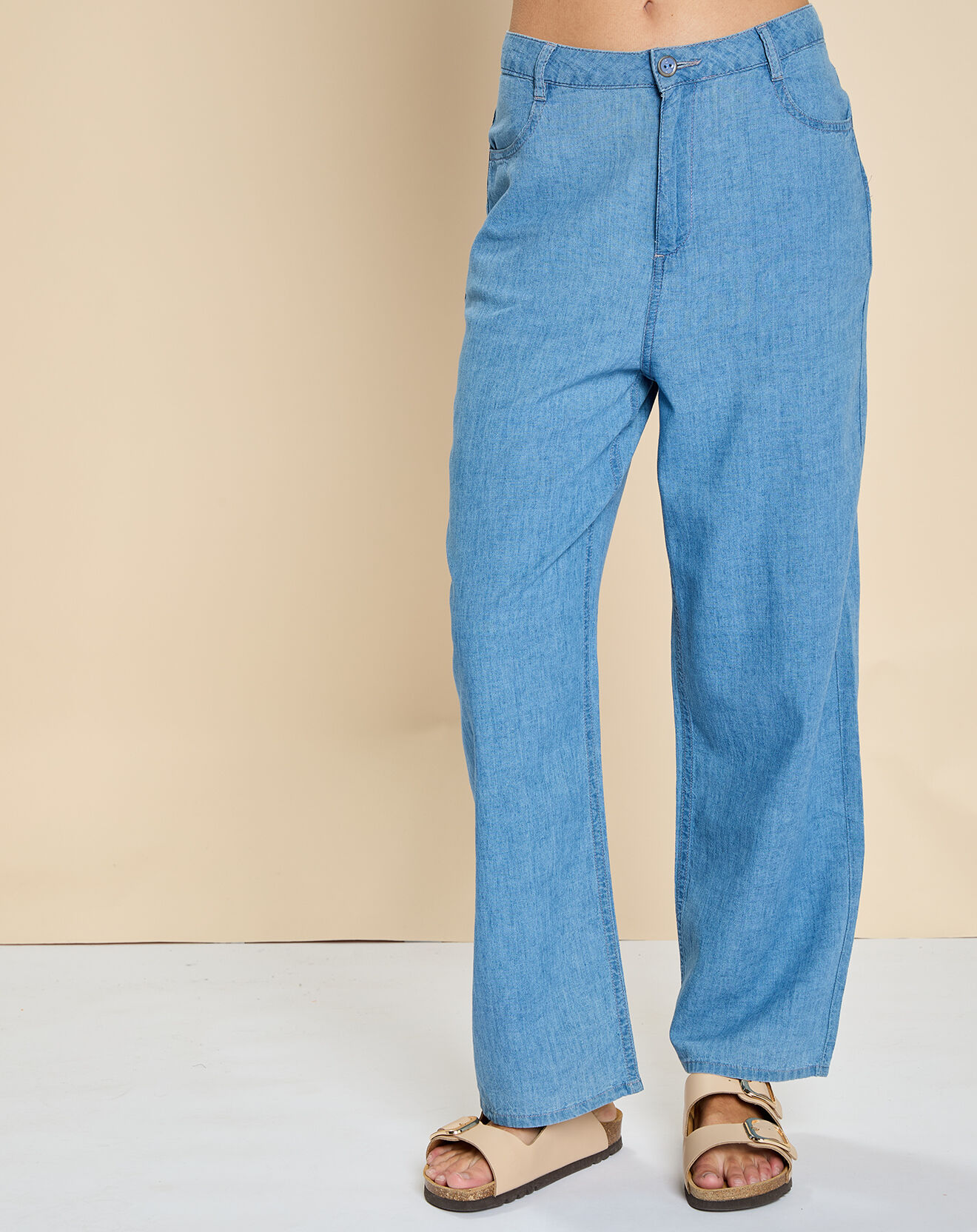 Harris Wilson Pantalon en Lin & Coton Eymeric denim