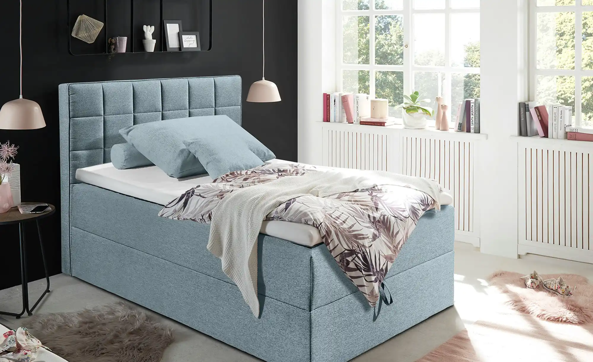 uno Boxbett mit Bettkasten Alaska