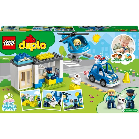 Le commissariat et l’hélicoptère de la police LEGO DUPLO 10959