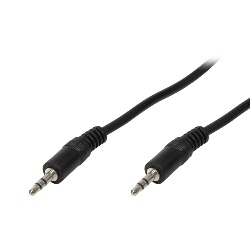 Audiokabel Stereo 3 m schwarz