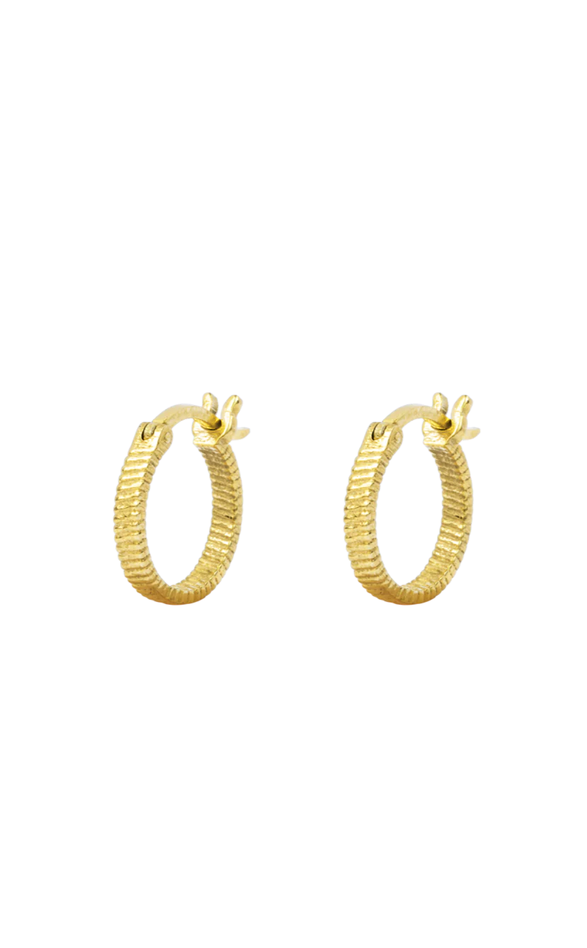House of Vincent  Fortune Teller hoops, forgyldt - Ø12 mm.