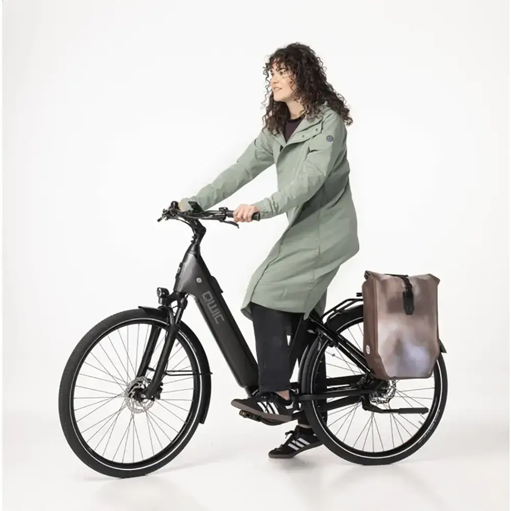 AGU Clean Single Shelter Click'nGo Large 21L Fietstas/Rugzak Bruin