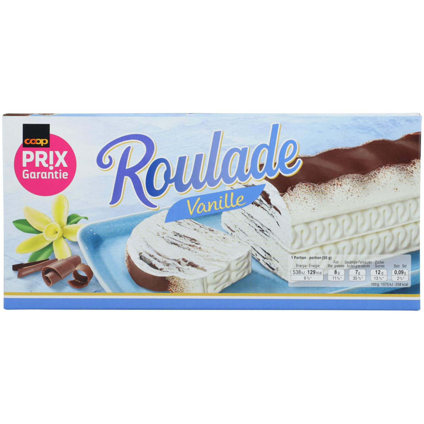 Prix Garantie Roulade Vanille