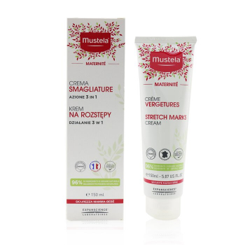 Mustela Creme para estrias Maternite 3 em 1 (perfumado)