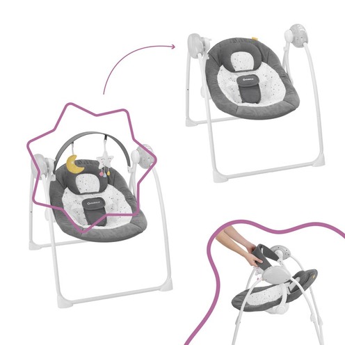 Balancelle Confort Multifonctions Moonlight + Adaptateur - BADABULLE