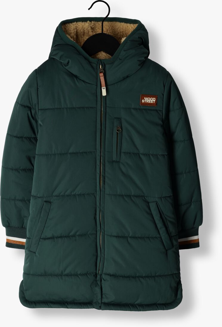 MOODSTREET donkergroene moodstreet  girls jacket parka