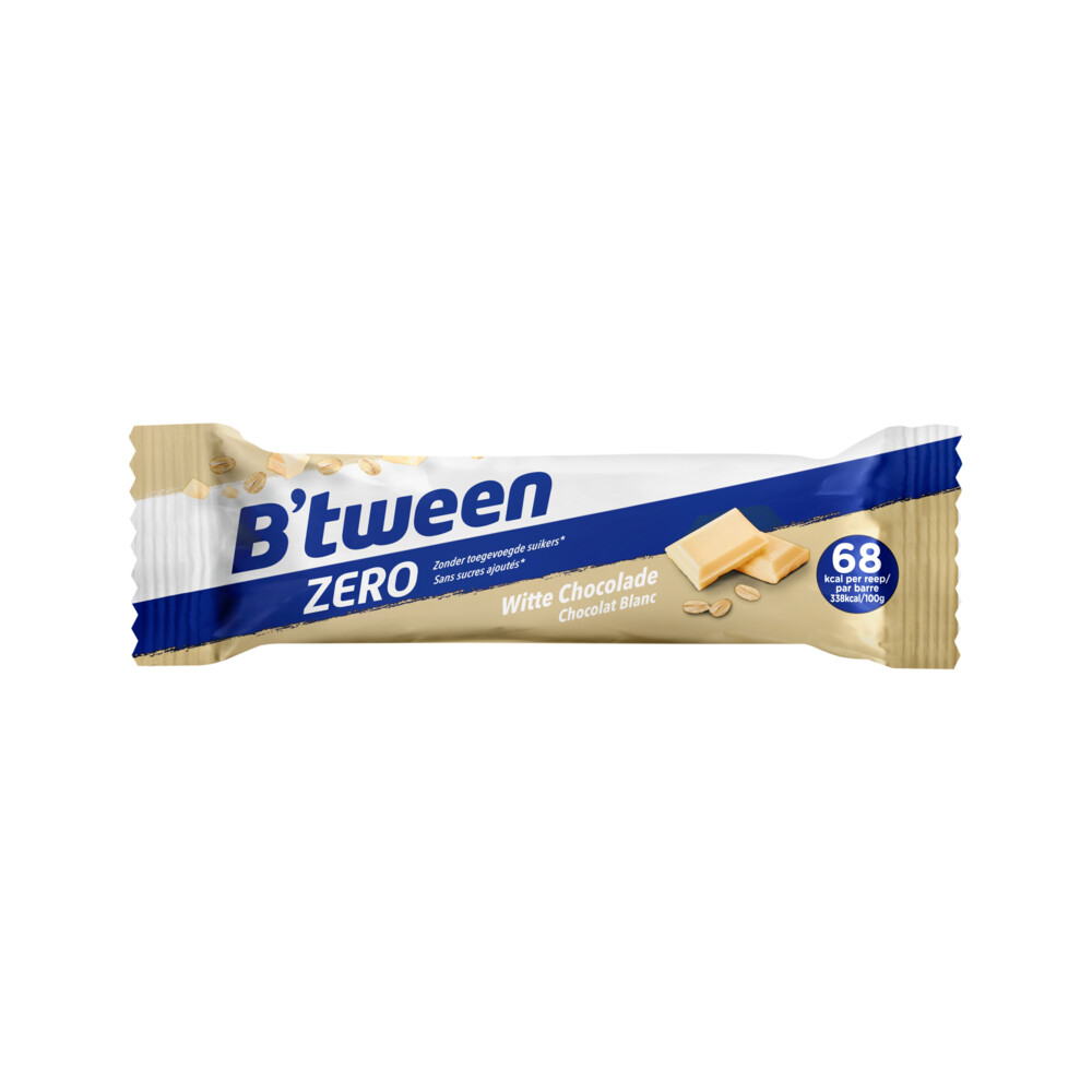 6x Hero B'tween Mueslireep Zero Witte Chocolade6x20 gr
