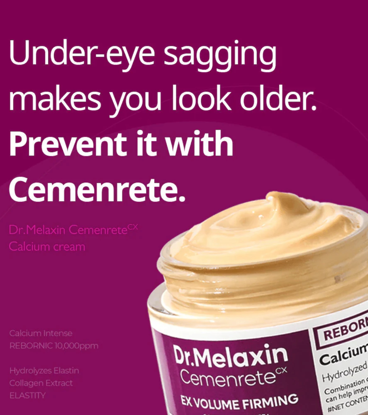 Dr.Melaxin - *Cemenrete* - Creme Firmador Calcium Intense Volume