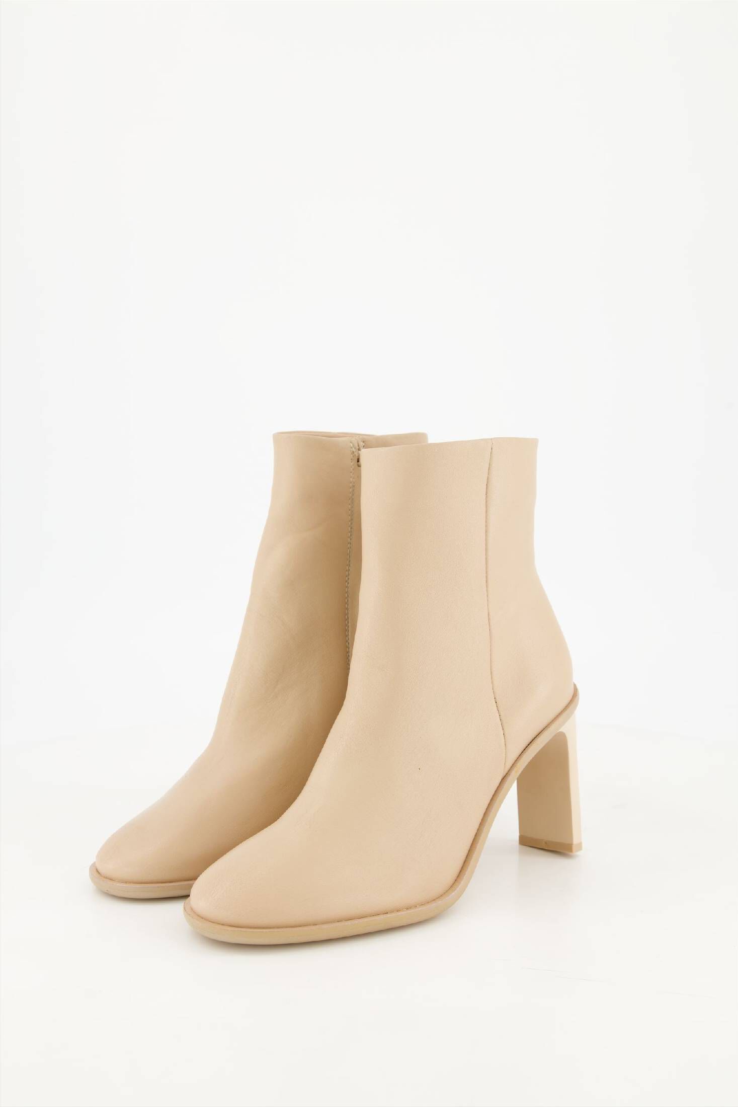 CALVIN KLEIN| Damen Damen Stiefeletten CURVED STIL ANKLE BOOT
