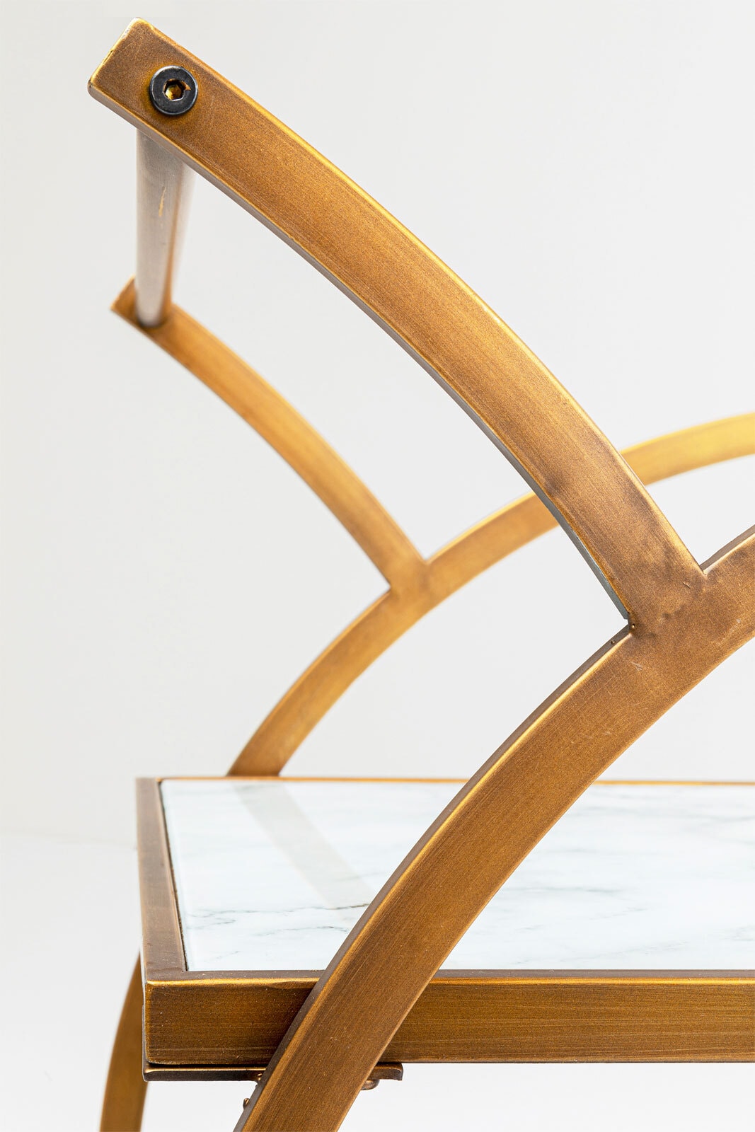 KARE DESIGN Servierwagen LOFT BRASS goldfarbig