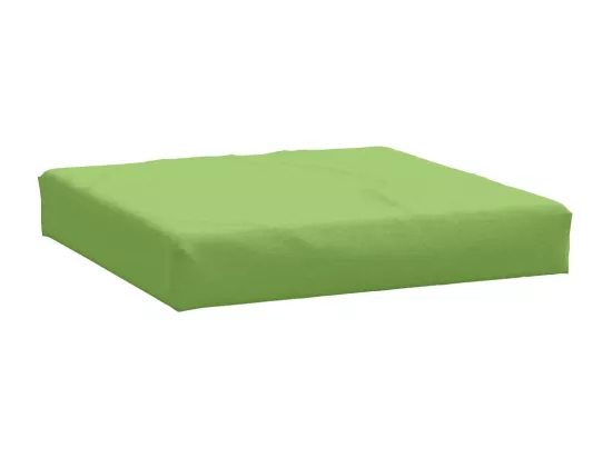 Coussin de palette vert mélangé 60x60x10 cm tissu