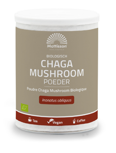 Mattisson HealthStyle Mattisson Biologisch Chaga Mushroom Poeder 100GR