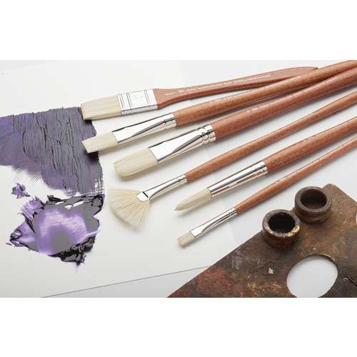 WINSOR & NEWTON™ Artists‘ Ölpinsel, synthetische Schweineborste, rund