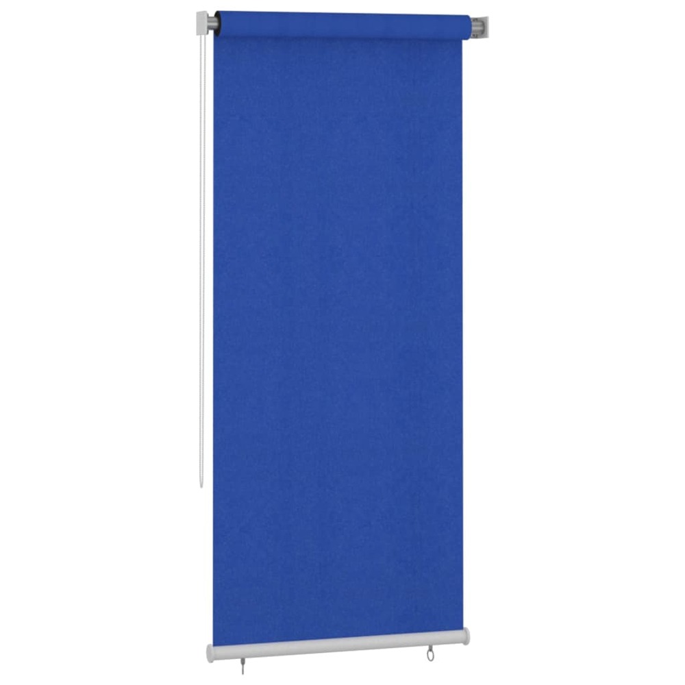 Store roulant d'extérieur 100x230 cm bleu pehd