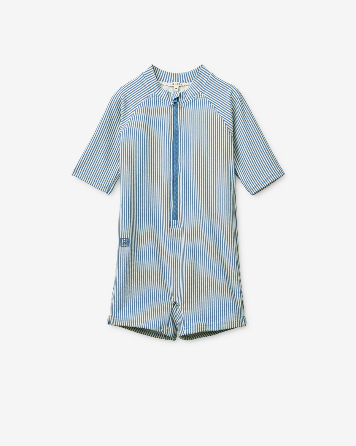 Badedrakt, T-skjorte armer – UV drakt UPF50+ | Max Seersucker Shortsleeve Swim Jumpsuit