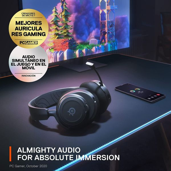 SteelSeries Arctis Nova 7 Wireless Preto