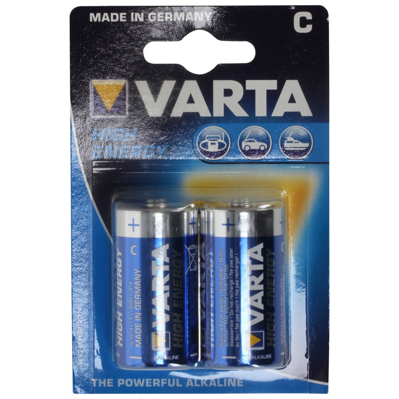 Varta High Energy C batterijen - set van 2