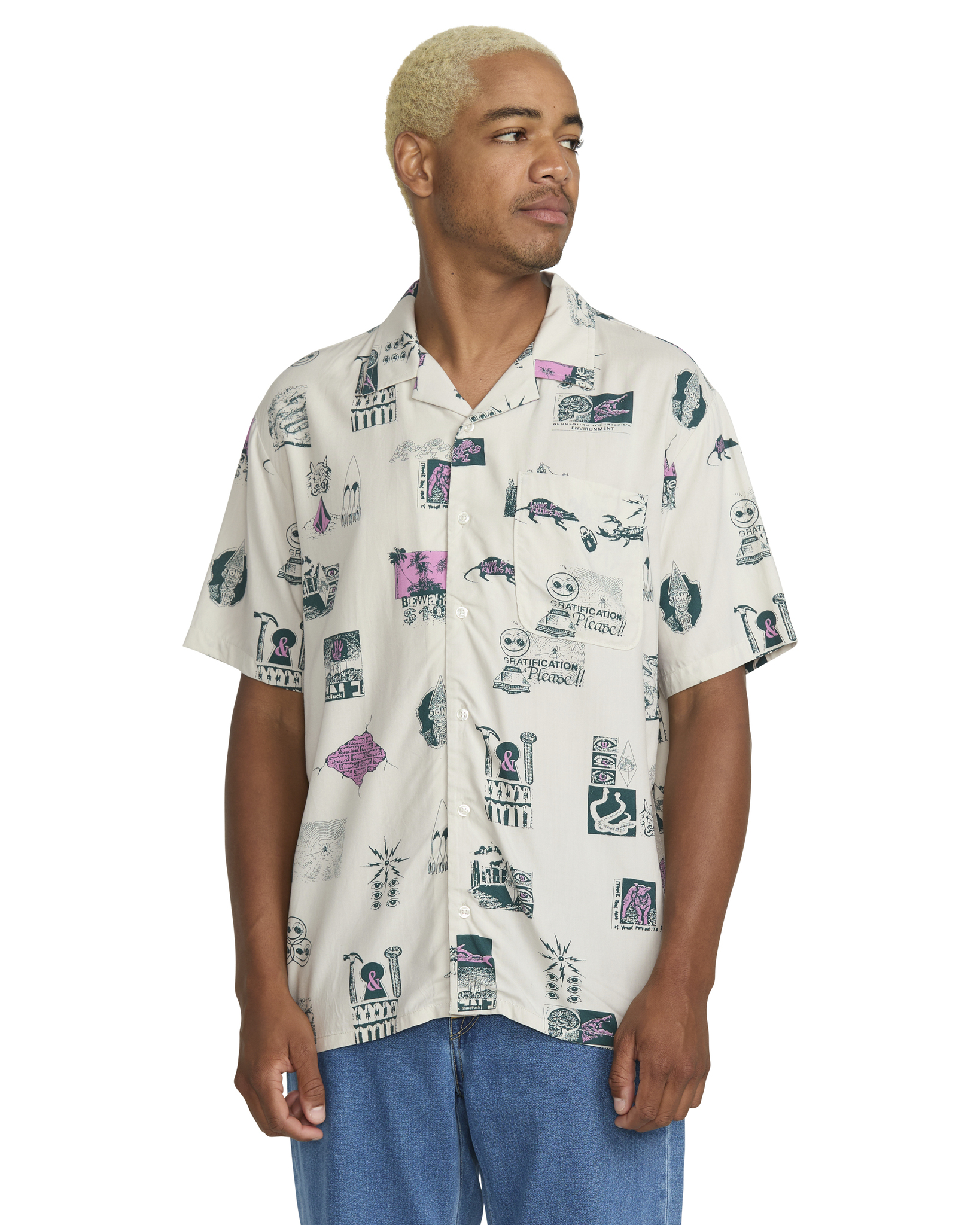Volcom Mistostone SS Stone