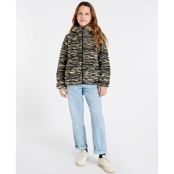 Veste polaire PROTEST PRTHOSTAR JR FULL ZIP TOP TRUE BLACK
