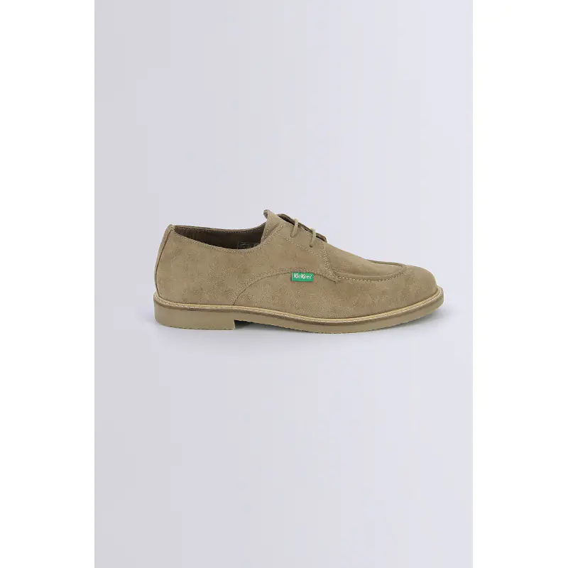 KICK TOTALY BEIGE TAUPE DERBIES Cuir Homme