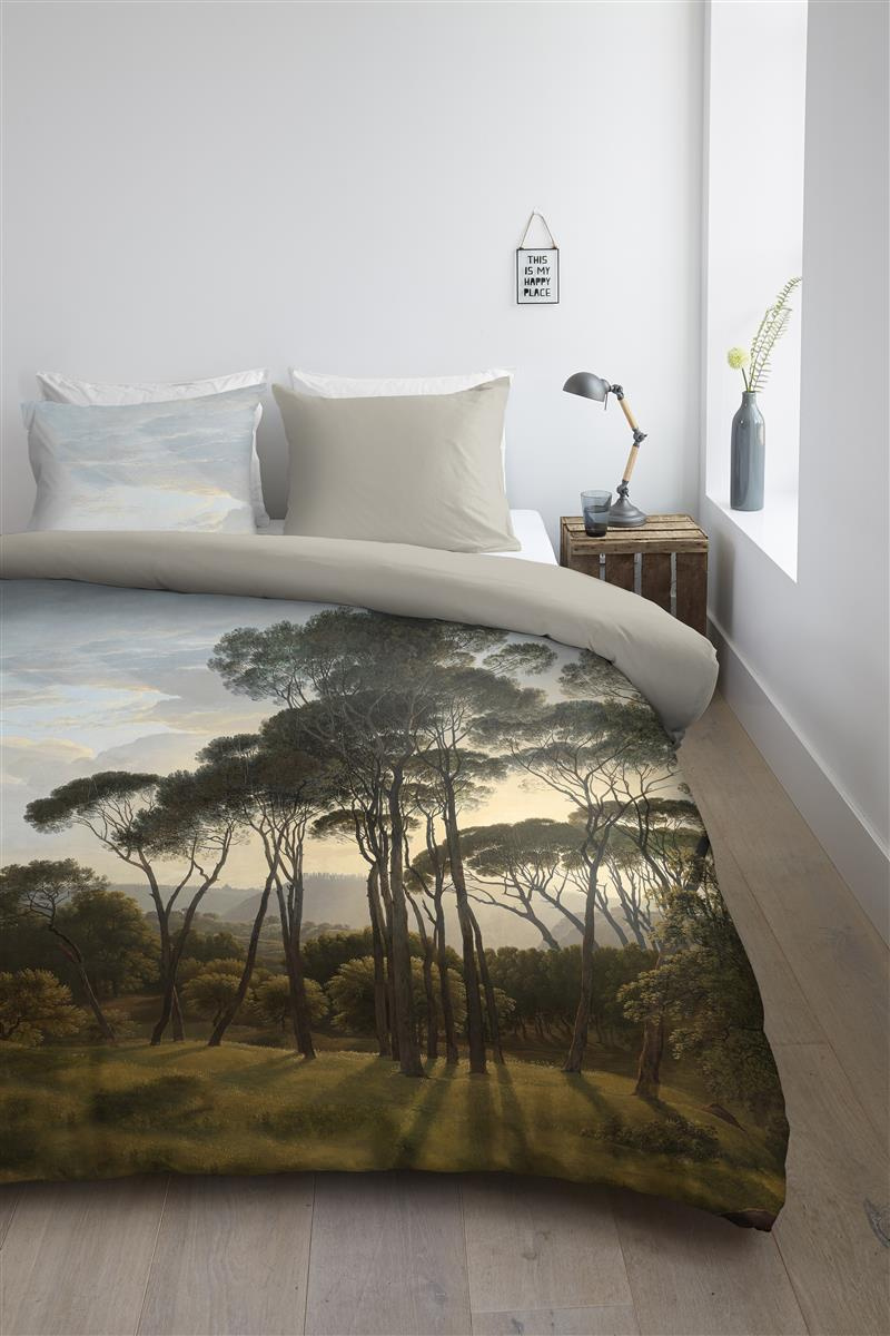 Bettwäsche NATURE Satin 135x200 cm, mit 1 Kissen