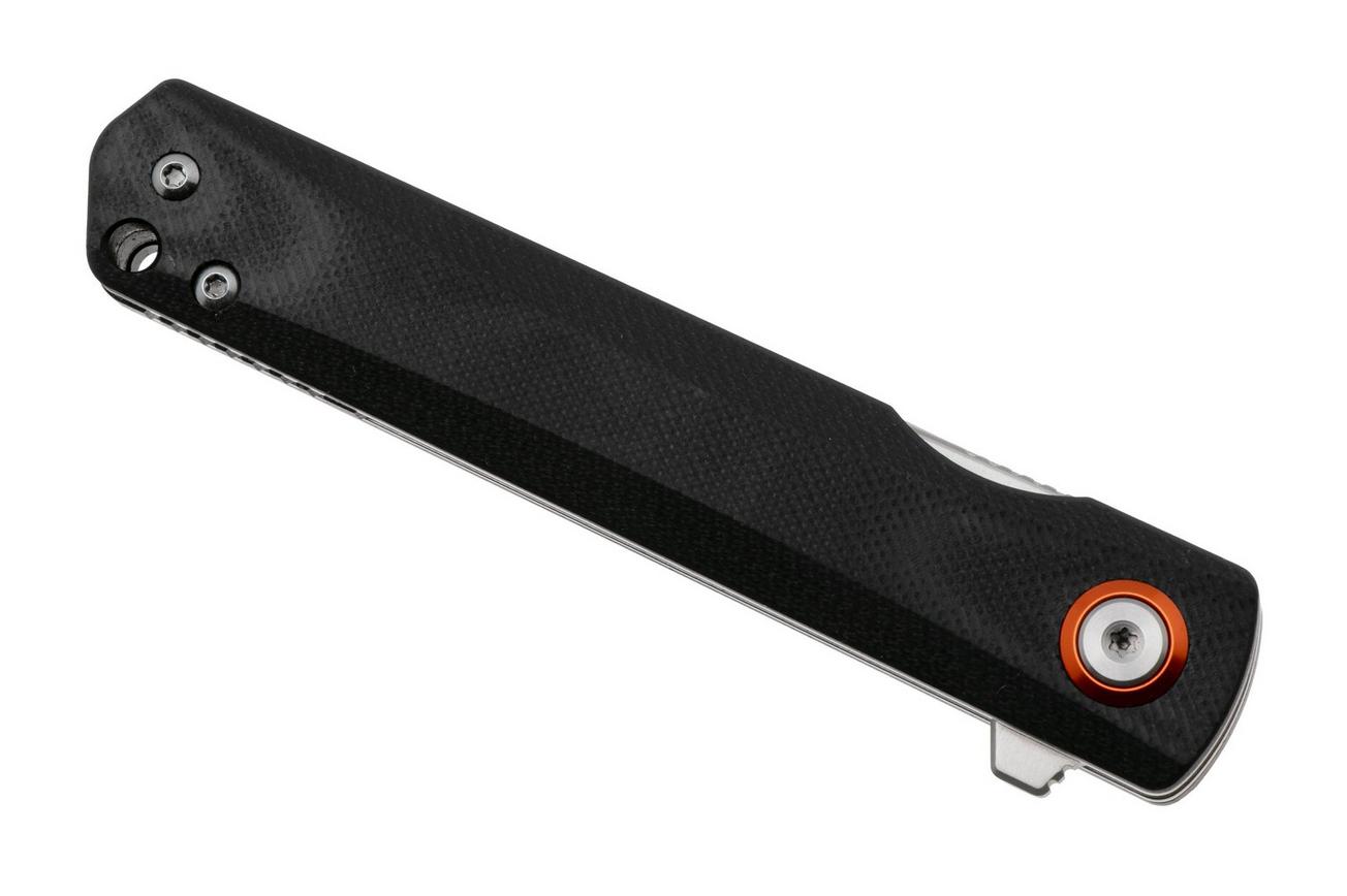 Black Fox Spear BF-783 Satin D2, Black G10, zakmes